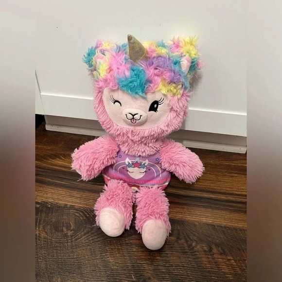 Pikmi Pops Pajama Llamas Plush Stuffed Animal Llamacorn Unicorn Pocket Girl Fun - Picture 5 of 8